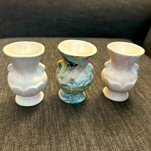 Three Vintage 1930’s Morton miniature vases
